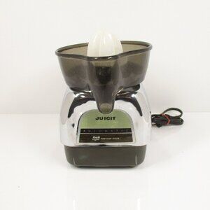 Vintage Chrome SCM Proctor Silex Automatic Juicit Juicer 85153 TESTED!!